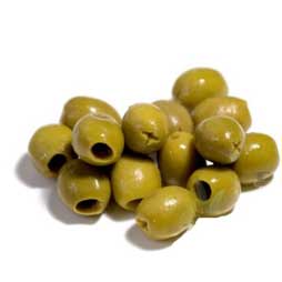Olive verte dénoyautée