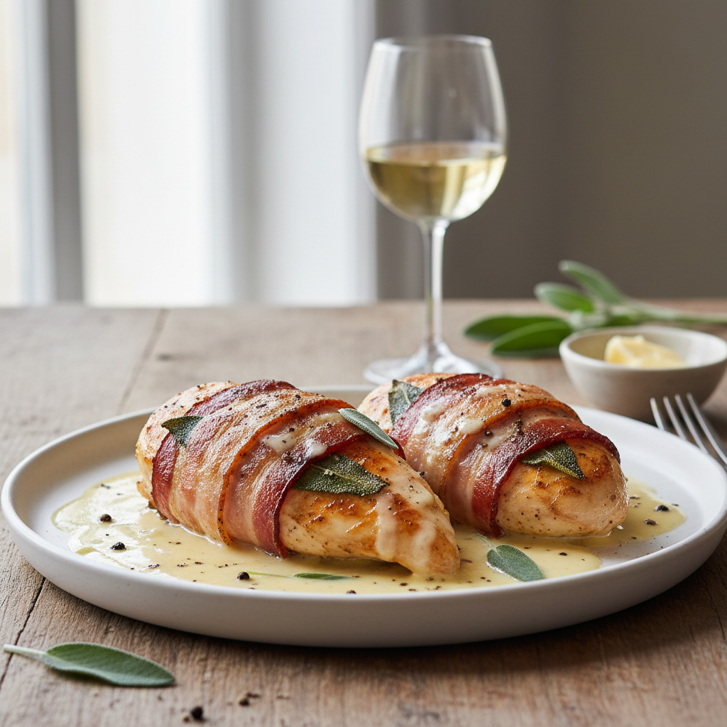 Blancs de poulet à la sauge