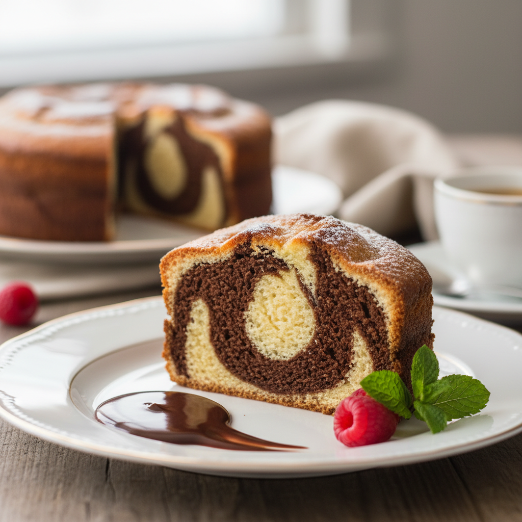 Gâteau marbré