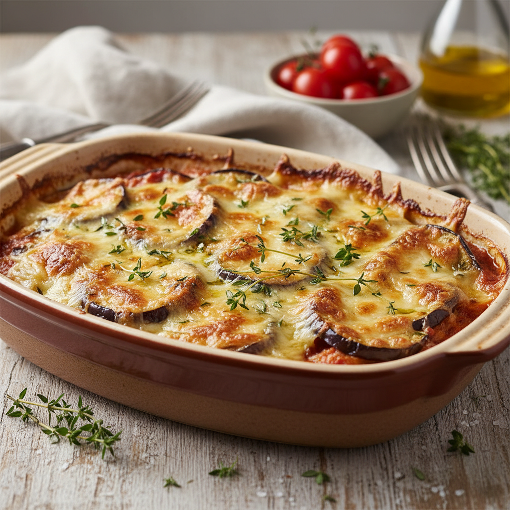 Gratin d’aubergines à la provençale