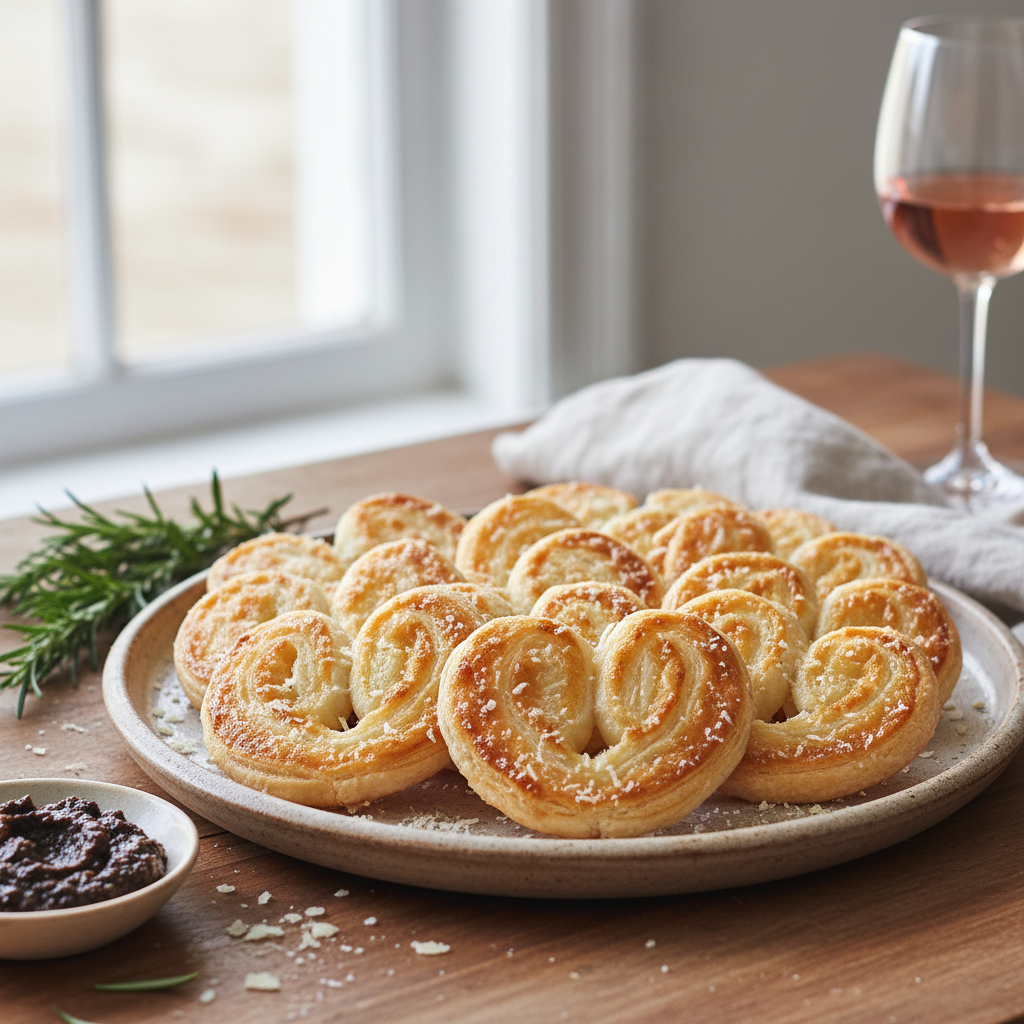 Palmiers au parmesan