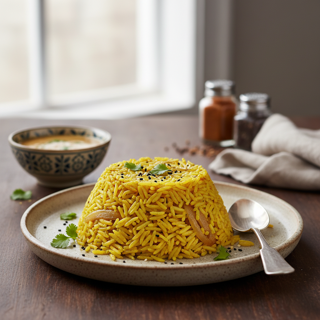 Riz pilaf au curry