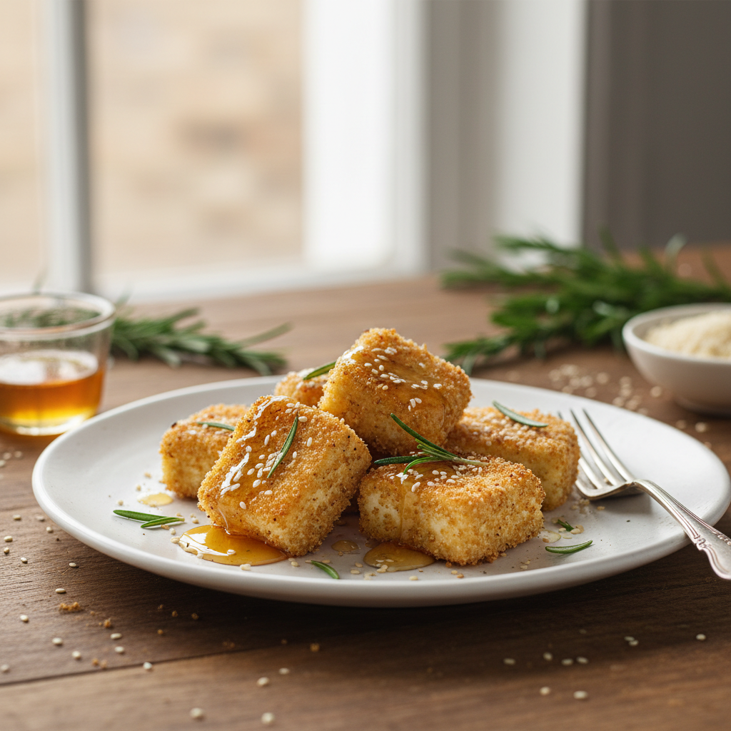Cubes de feta au miel et romarin Airfryer