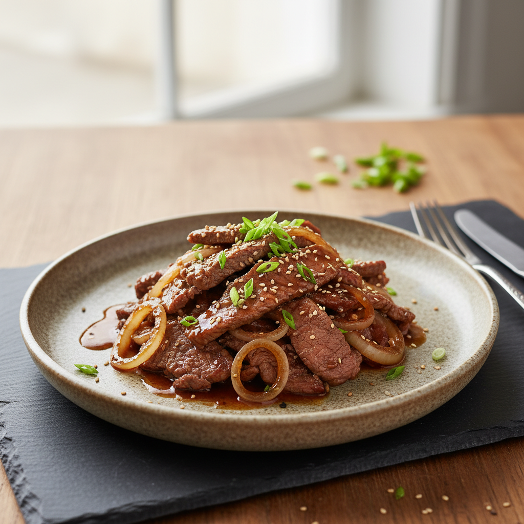 Boeuf aux oignons Airfryer