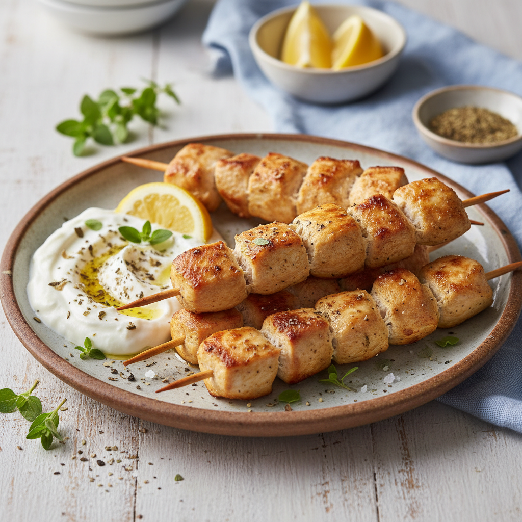 Souvlaki de poulet Airfryer