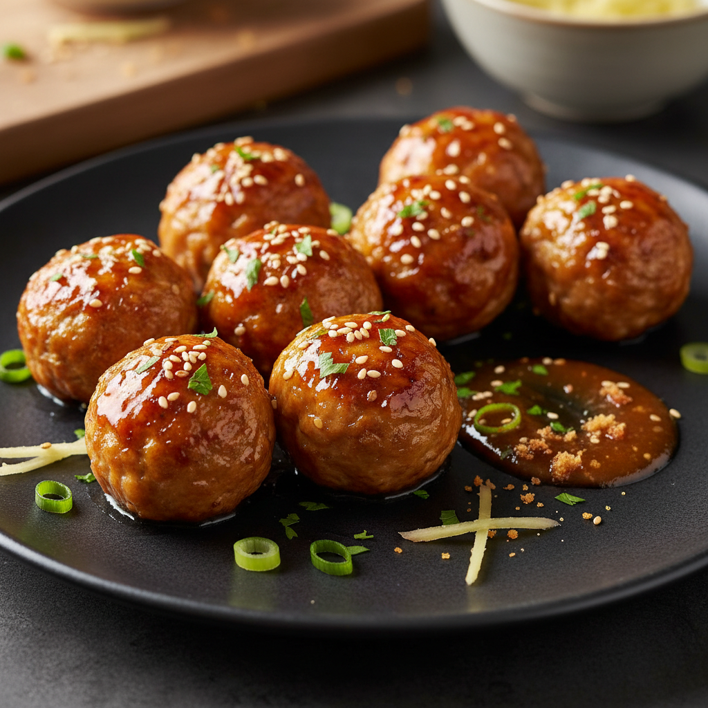 Boulettes de poulet tsukuné Airfryer