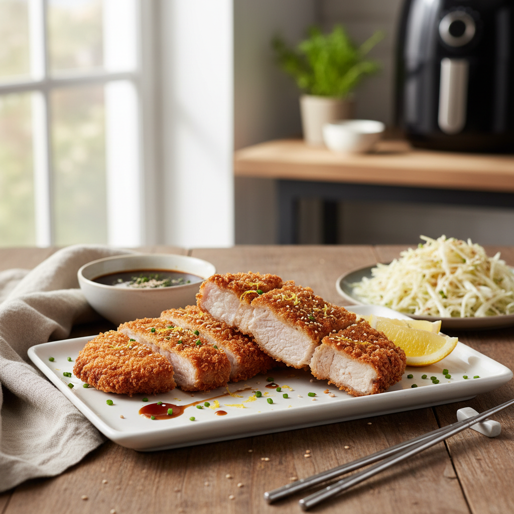 Échines de porc tonkatsu Airfryer