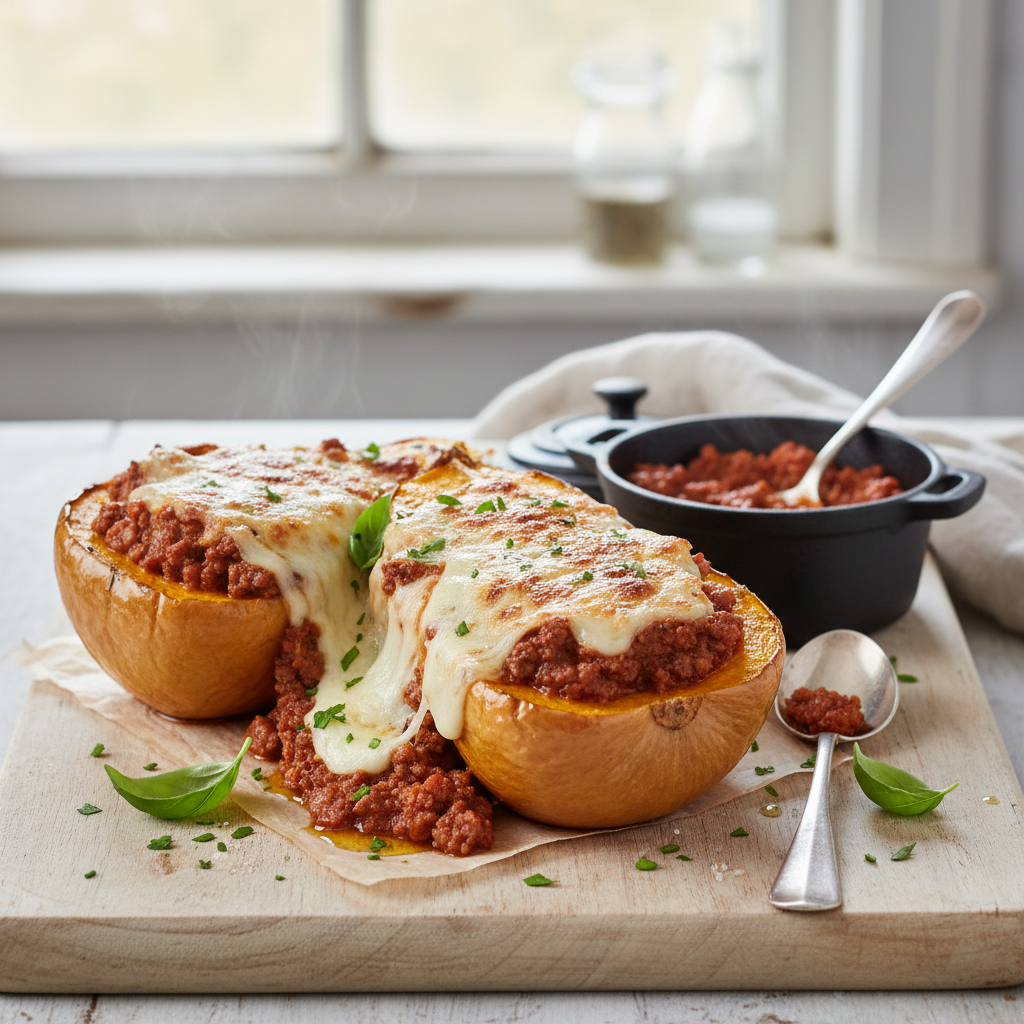 Butternut farcie bolo Airfryer