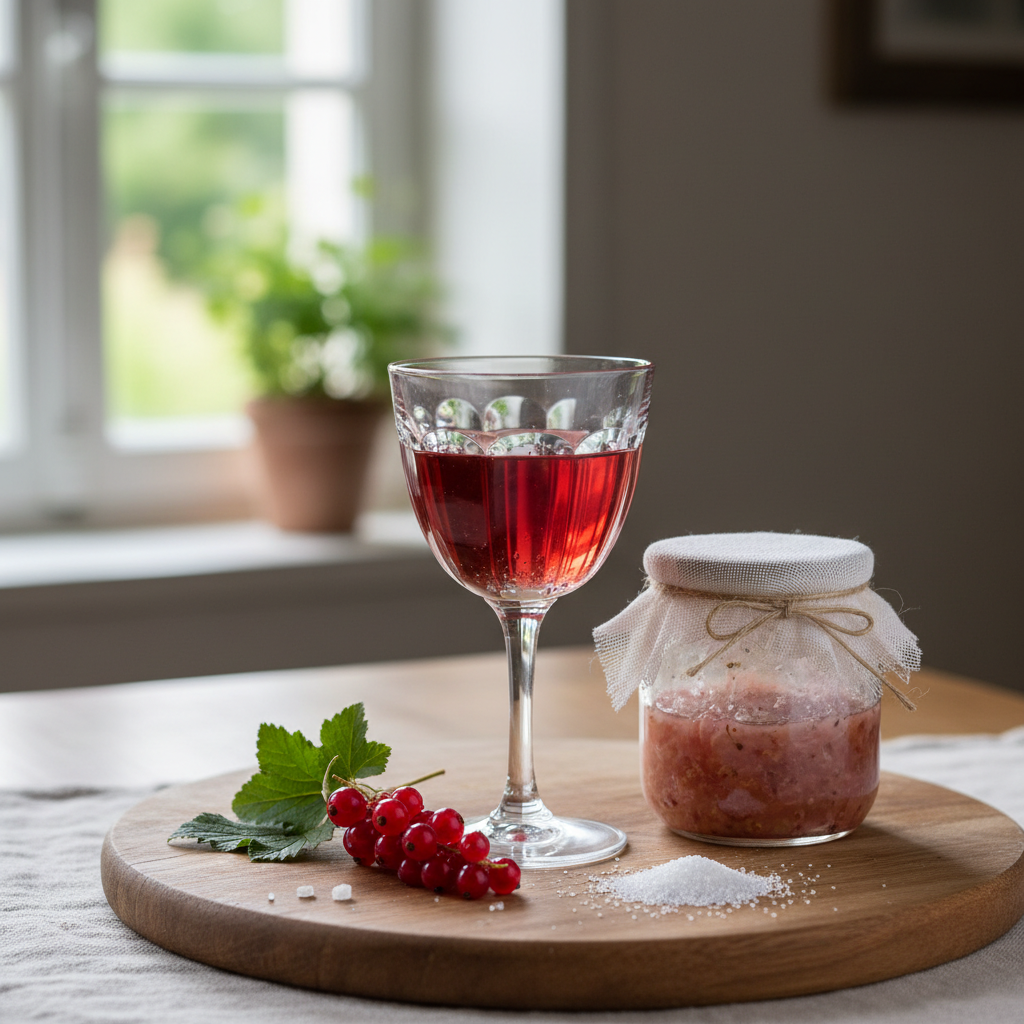 Vin de groseilles lorrain
