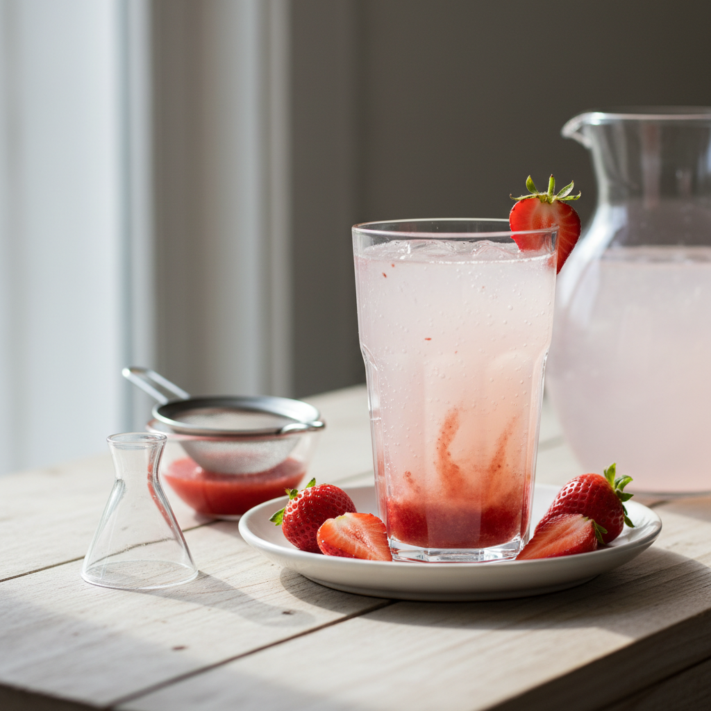 Kéfir à la fraise
