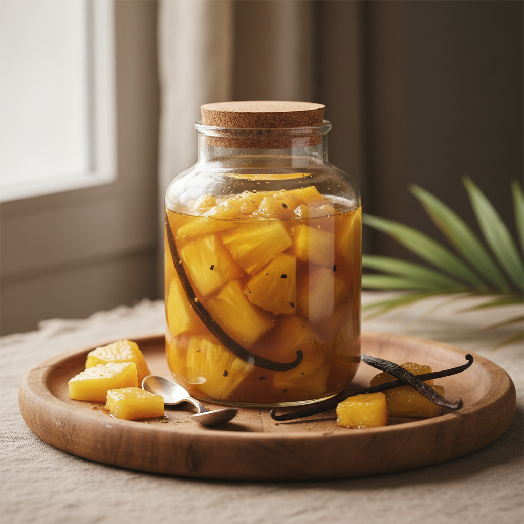 Rhum ananas victoria confit