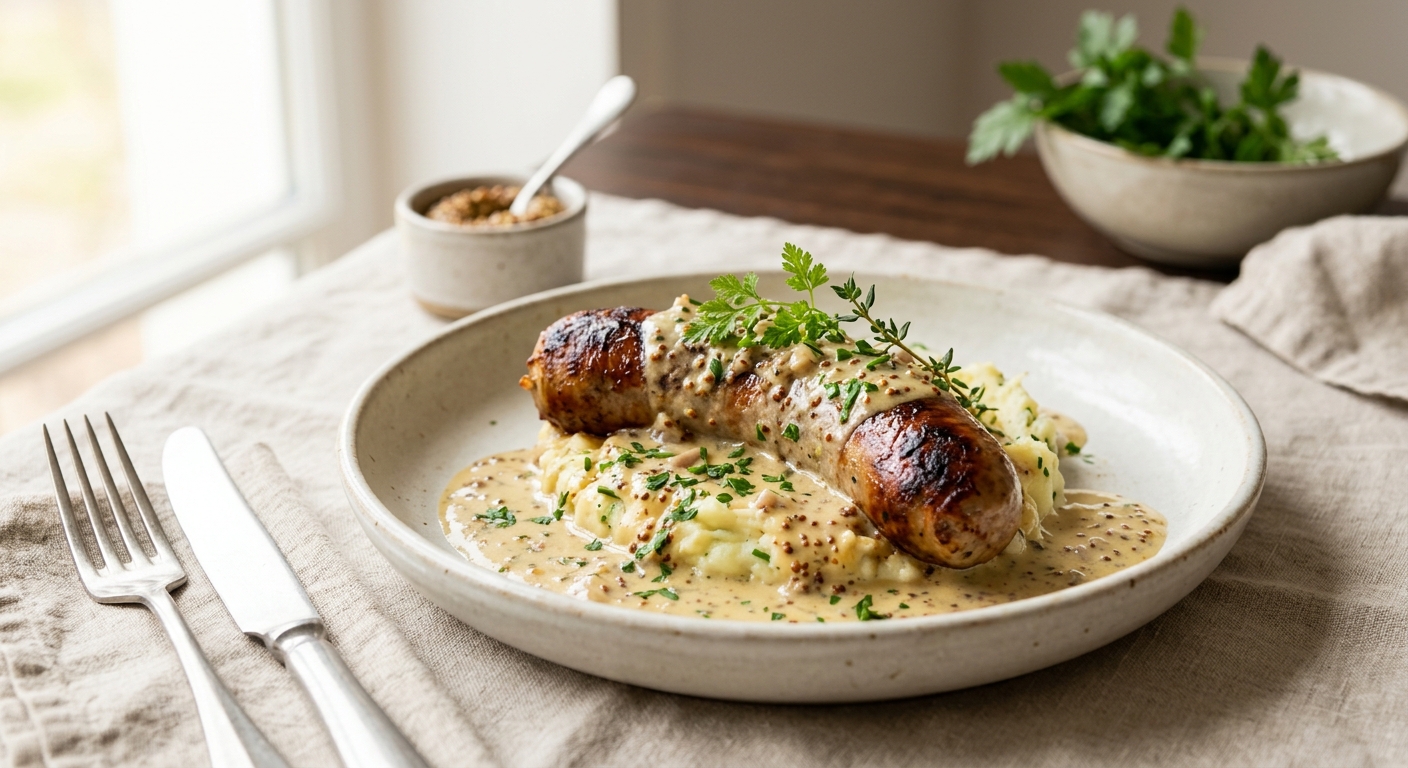 Andouillette sauce moutarde