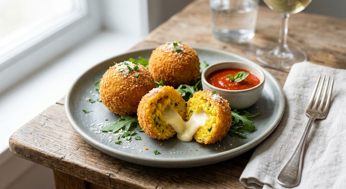Arancini à la mozzarella