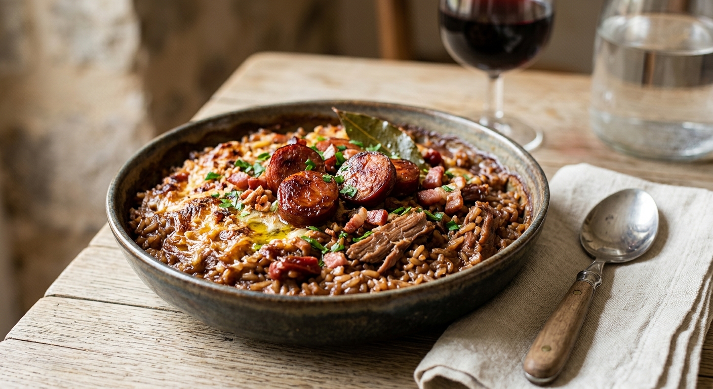 Arroz de Pato : riz au canard à la portugaise