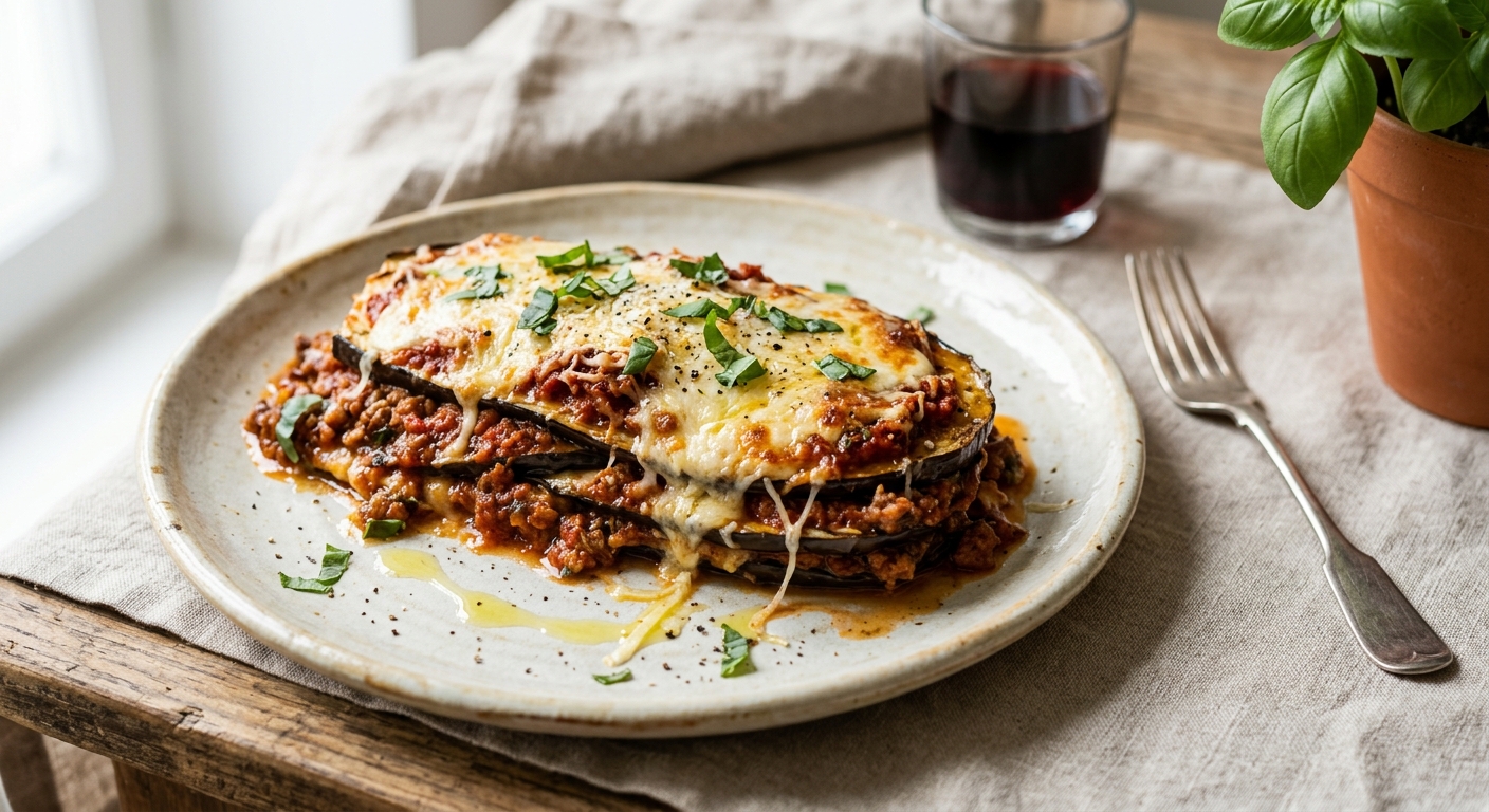Aubergine à la parmesane