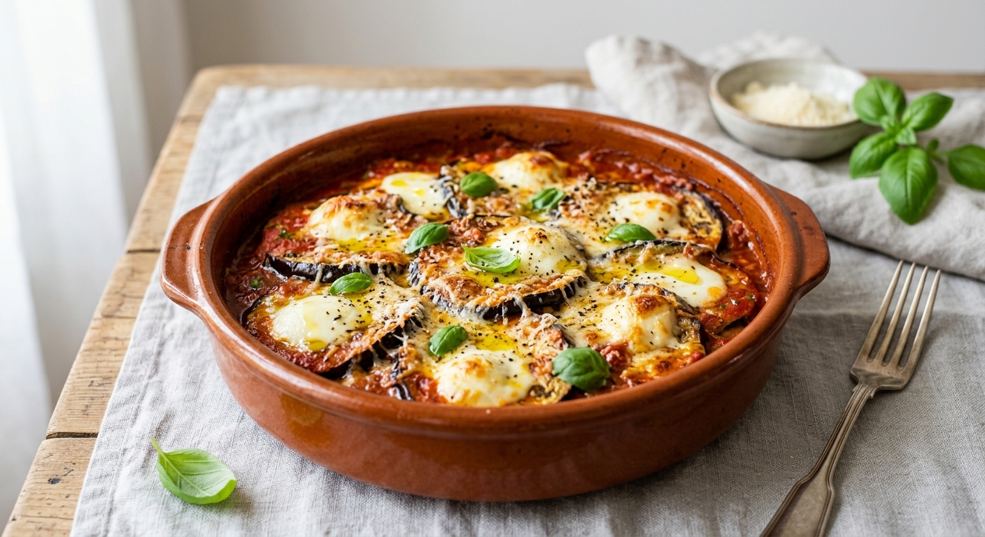 Aubergines alla parmigiana faciles