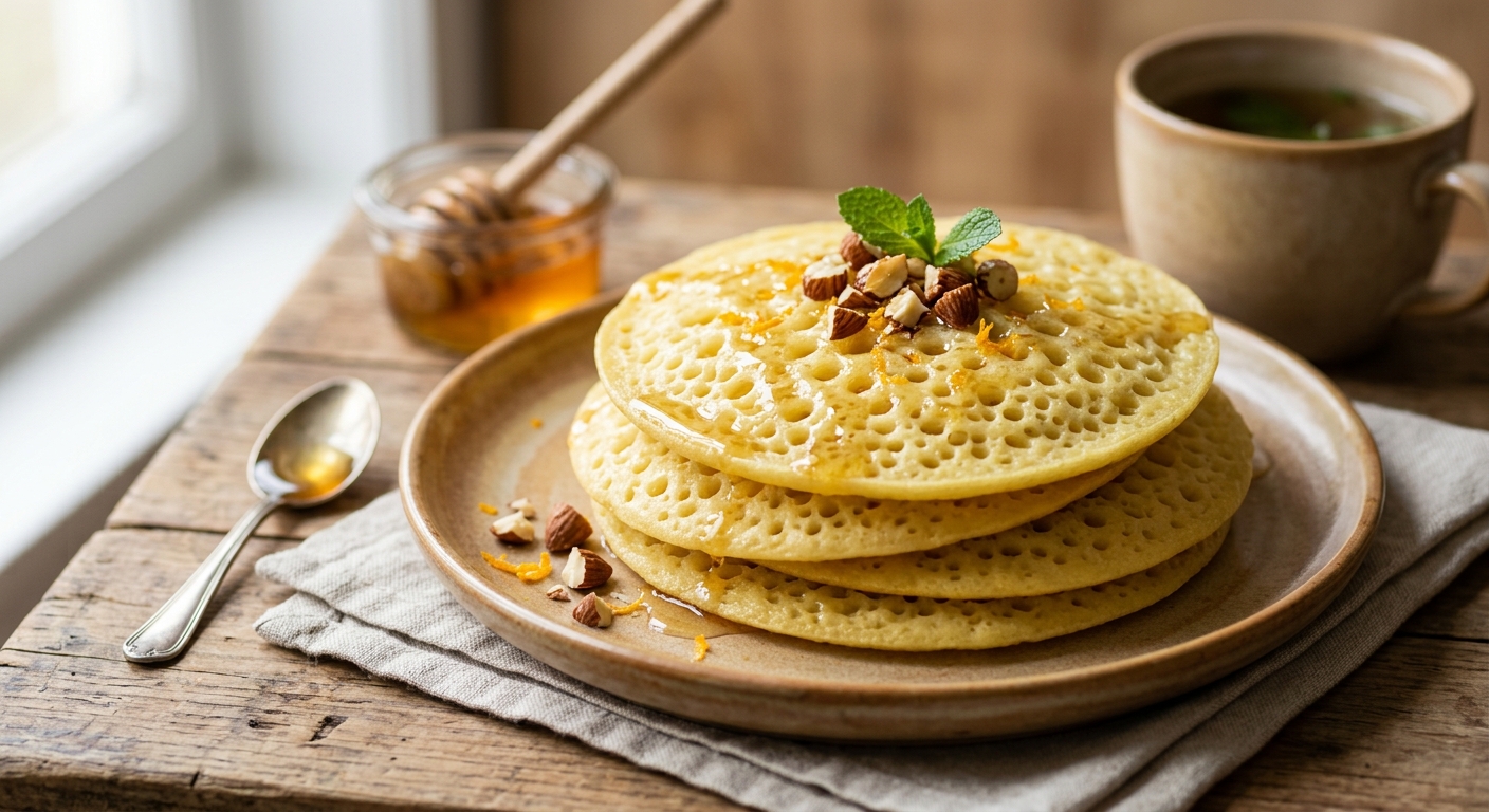 Baghrir (crêpes mille trous)