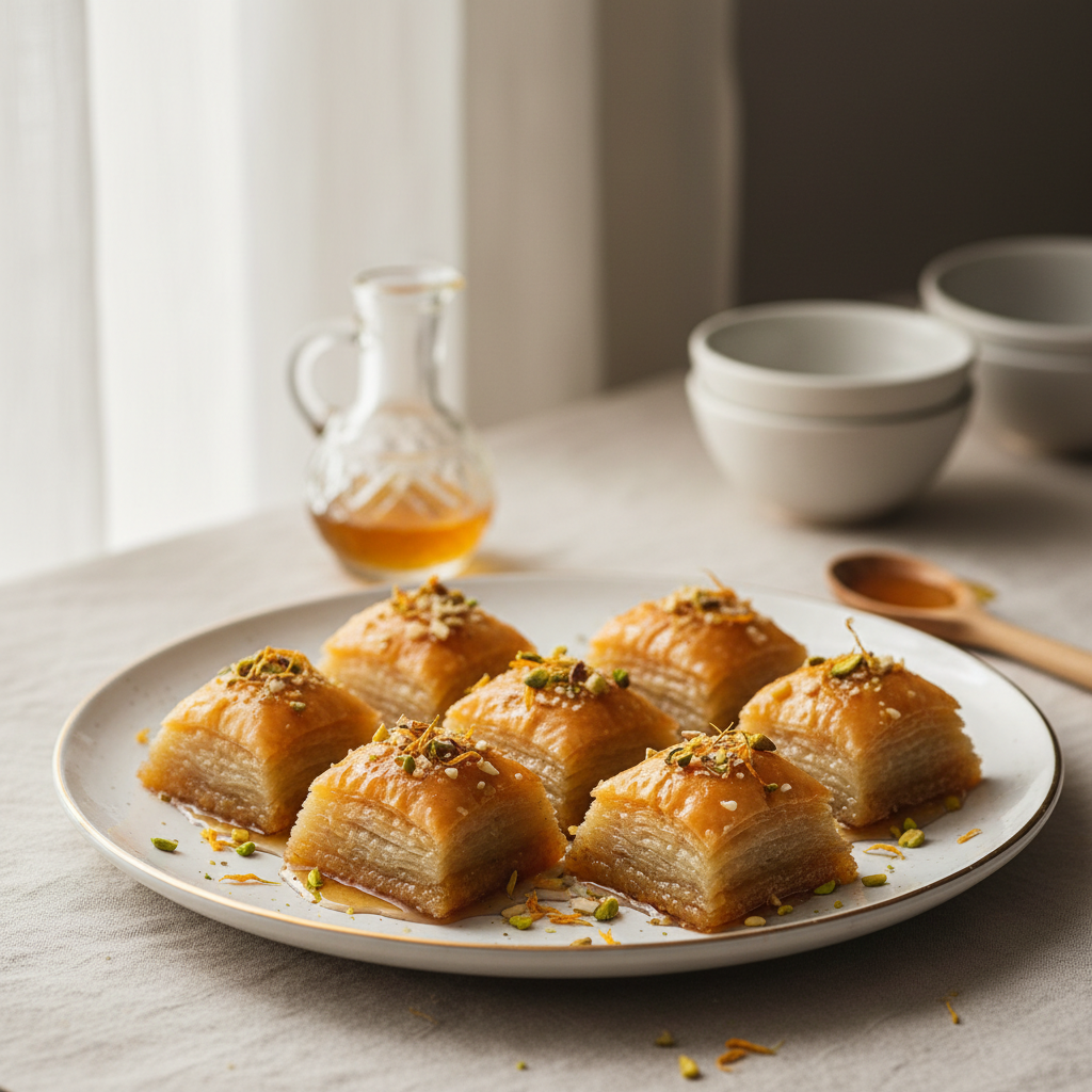 Baklavas aux amandes