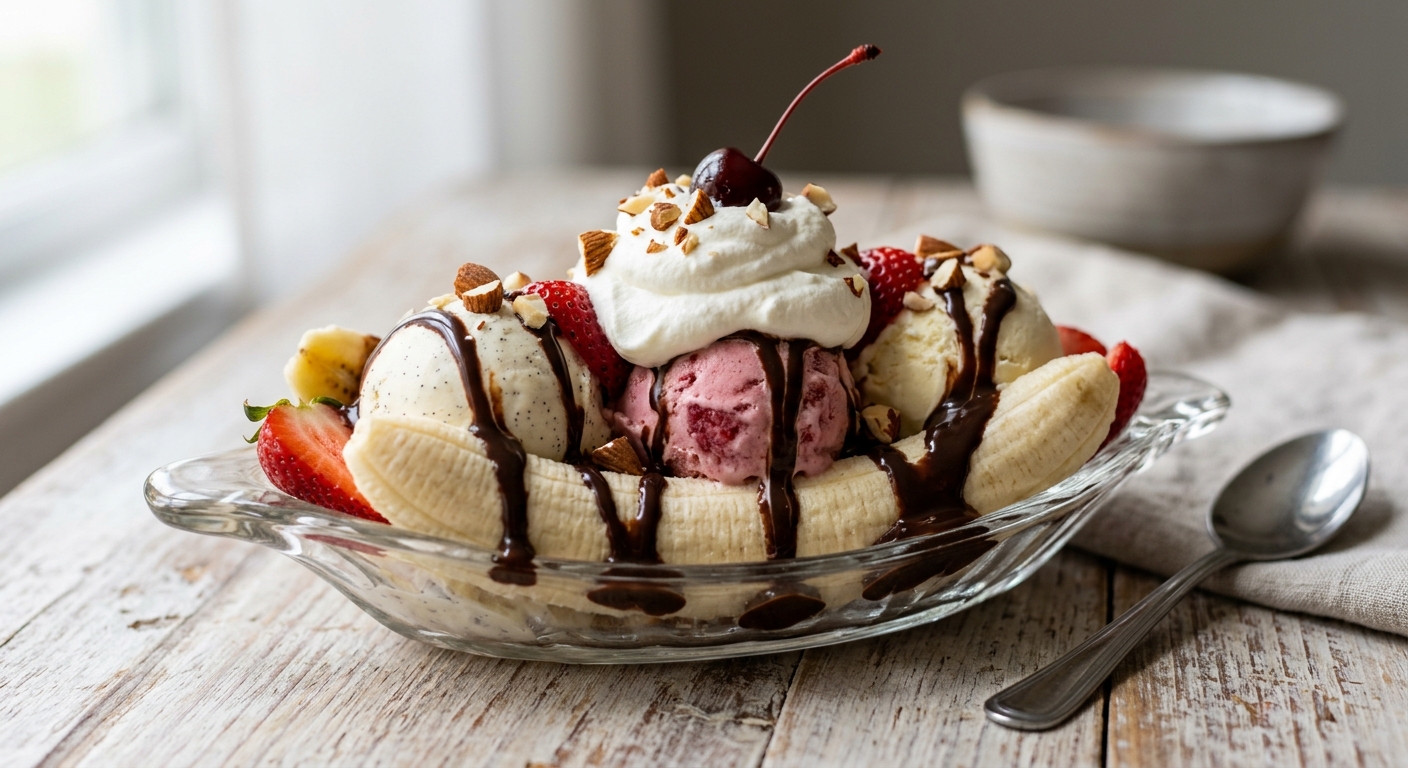 Banana split : la meilleure recette d'enfance