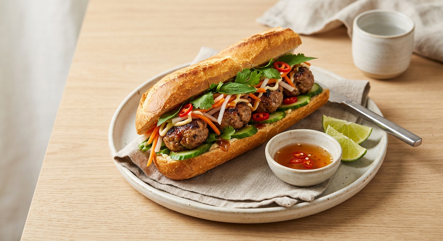 Banhmi au haché de veau