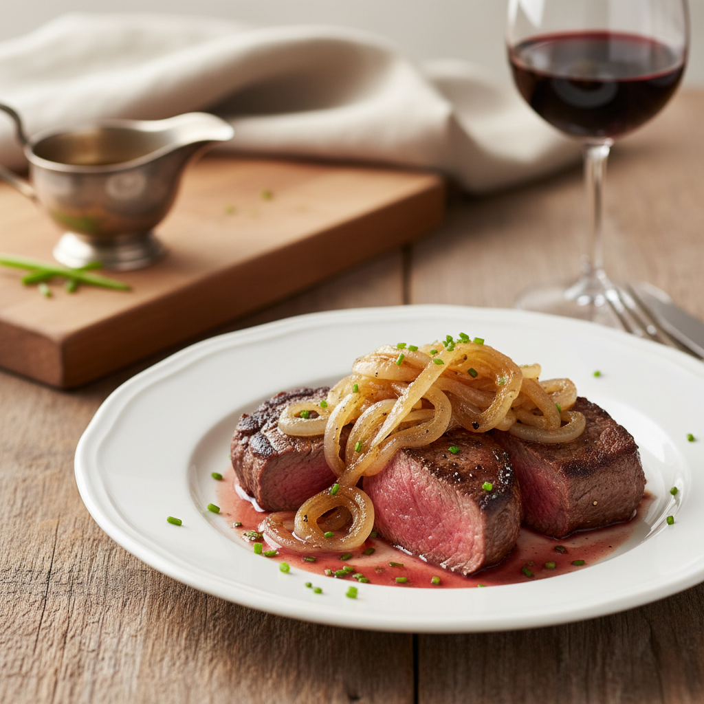 Bavette à l’échalote