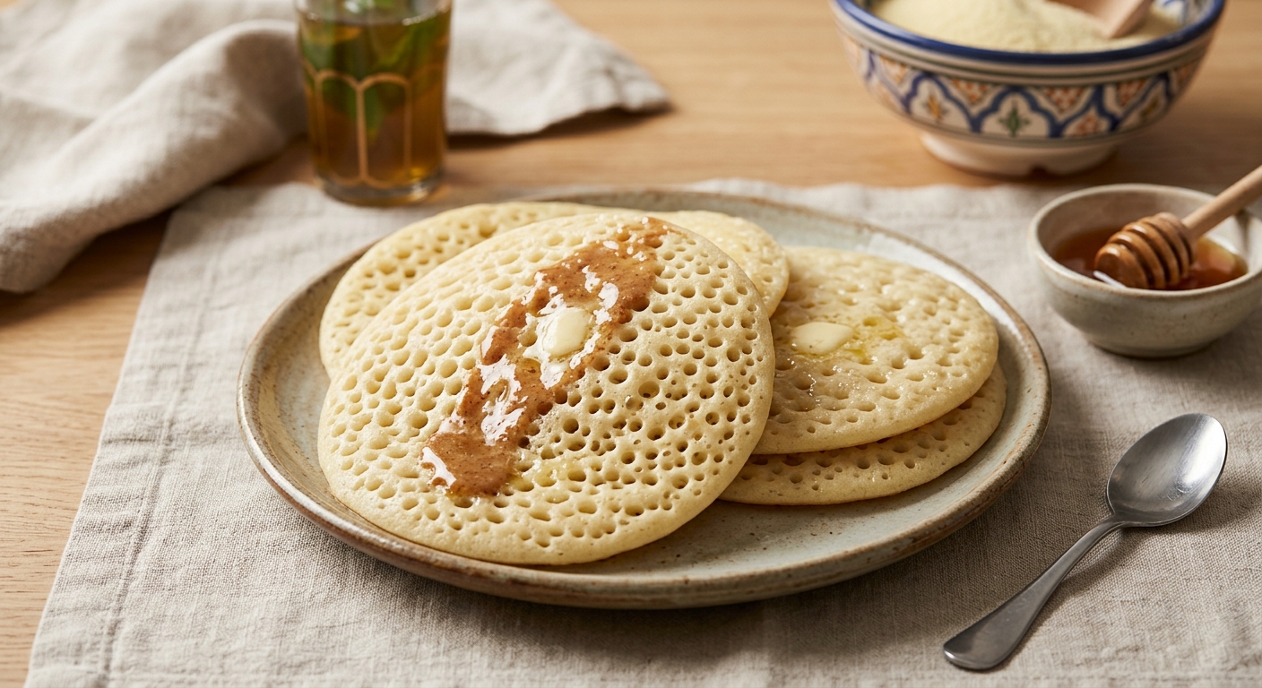 Beghrir - Crèpes aux mille trous
