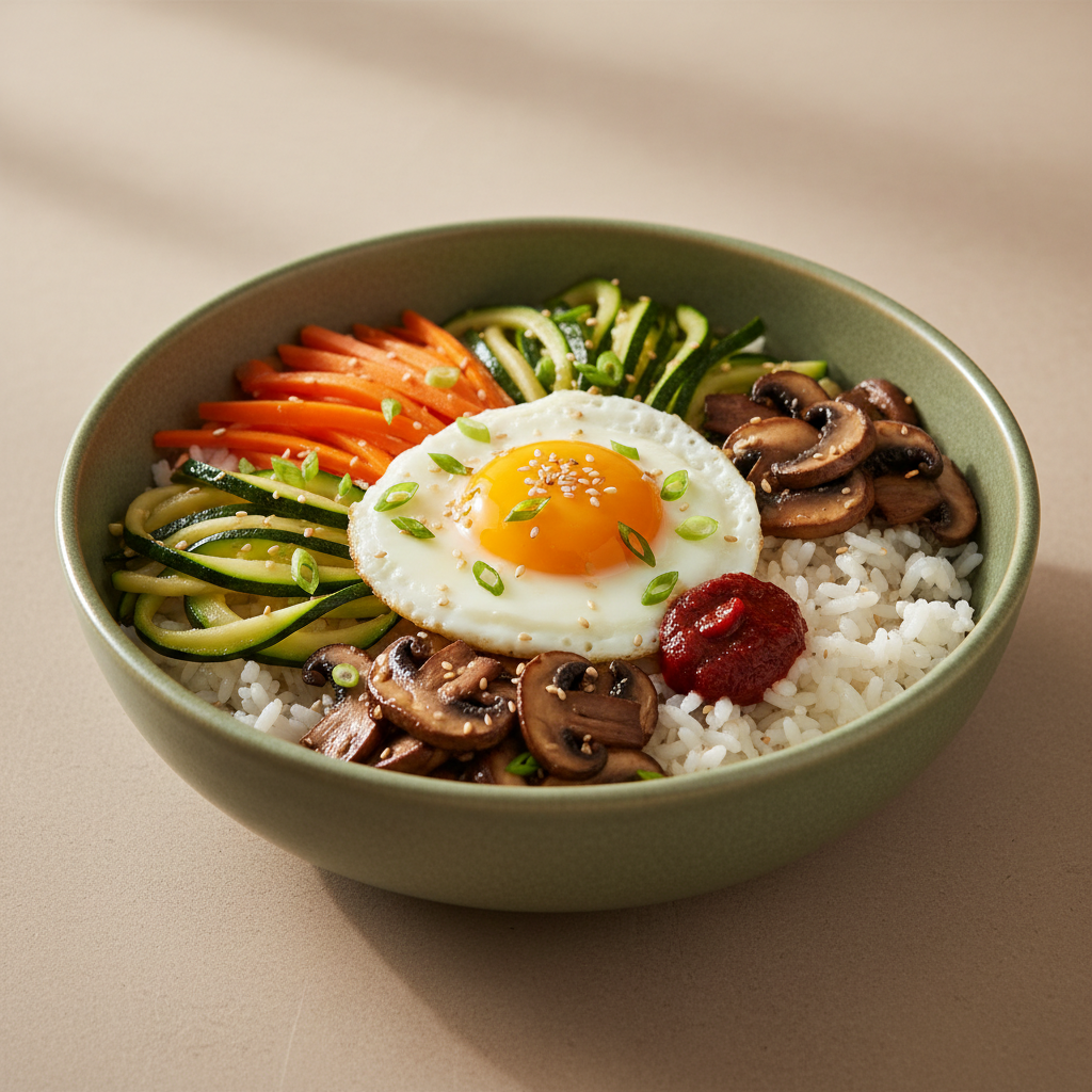 Bibimbap végétarien