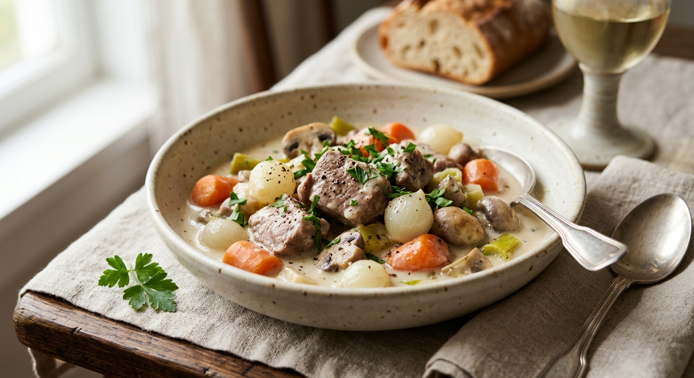 Blanquette de veau à l'ancienne