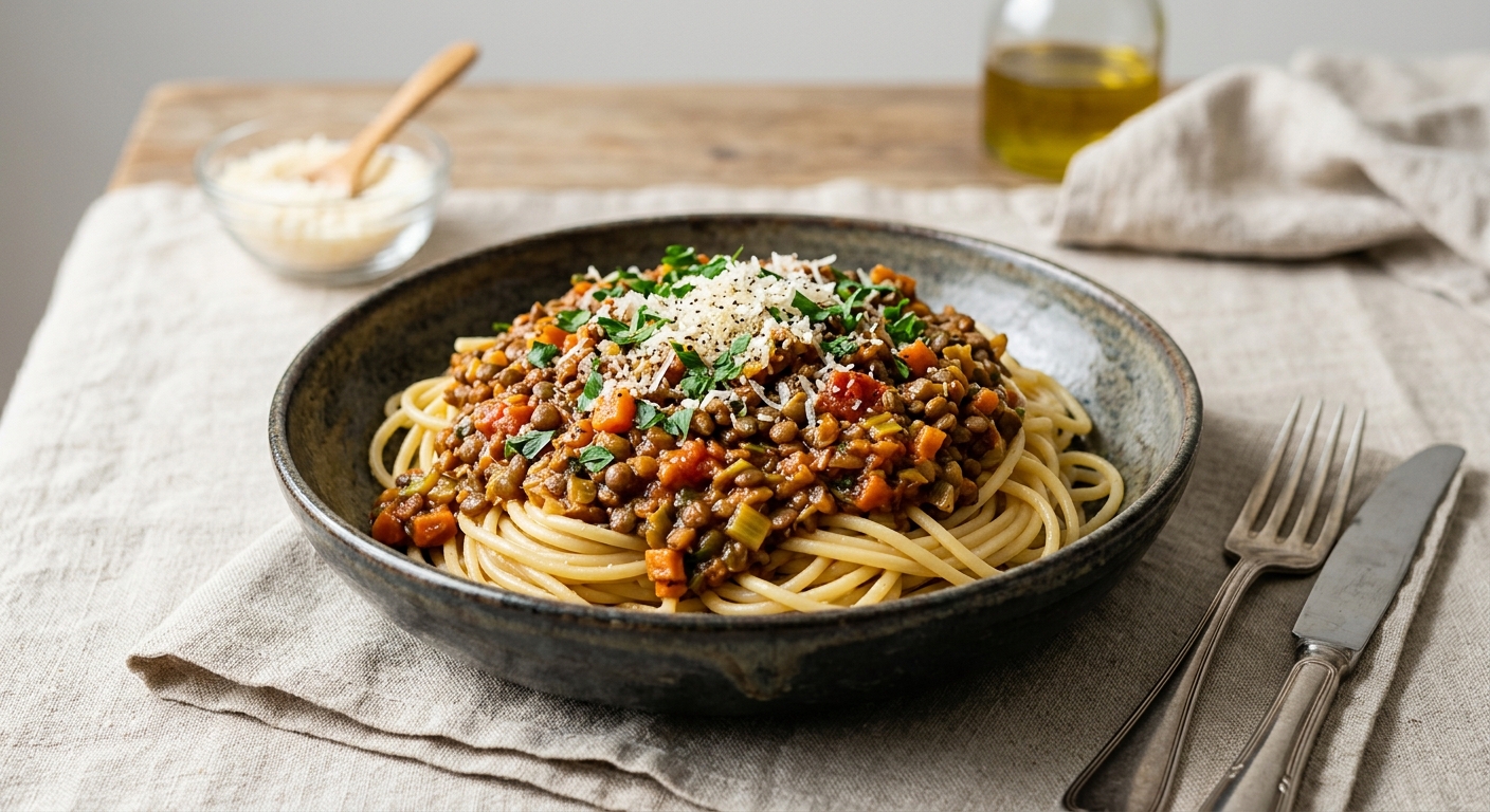 Bolognaise aux lentilles