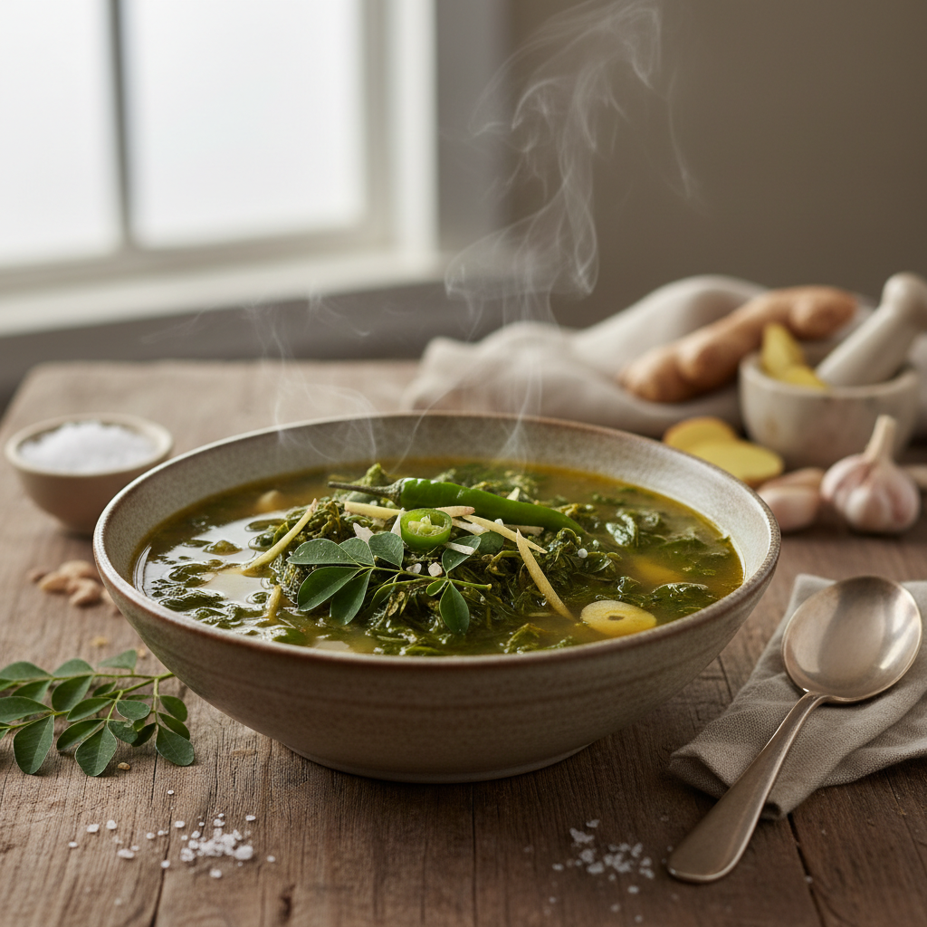 Bouillon de brèdes Mourongue