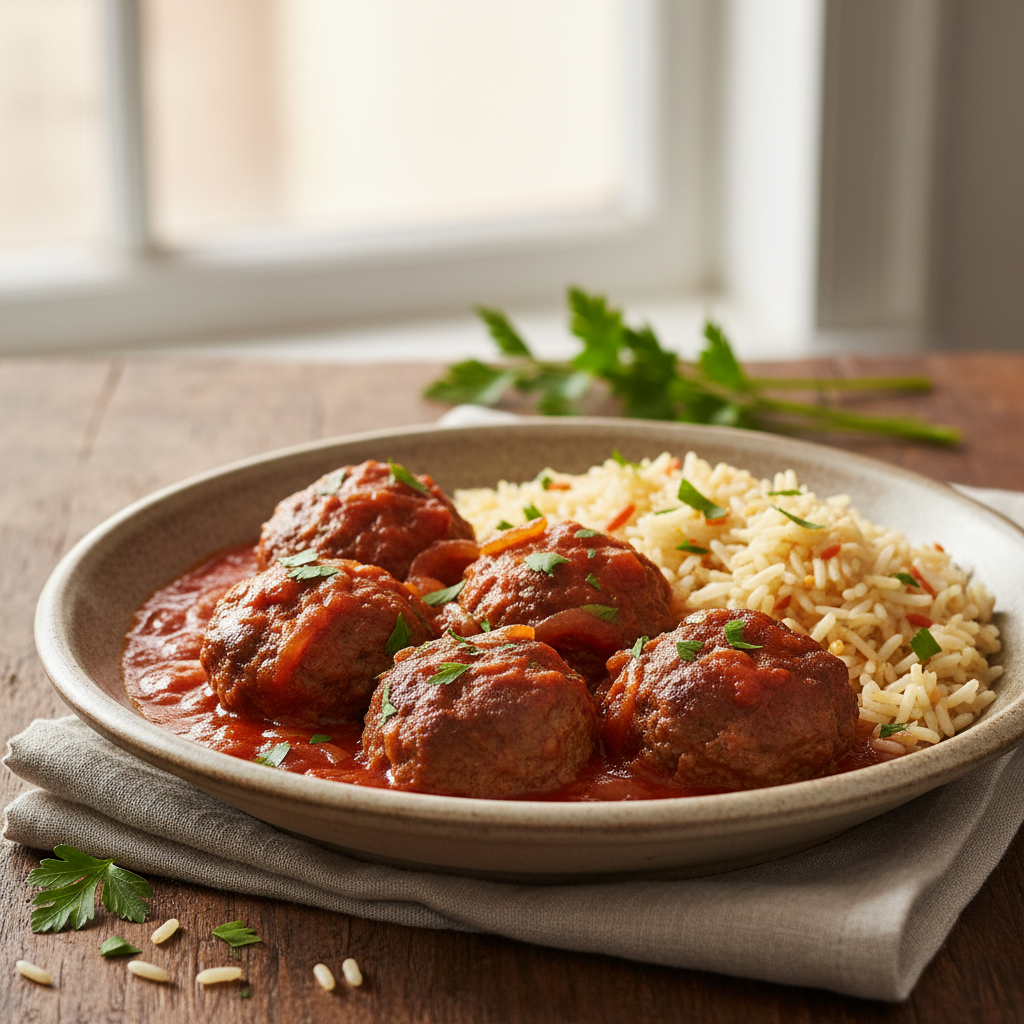 Boulettes de viande à la sauce tomate