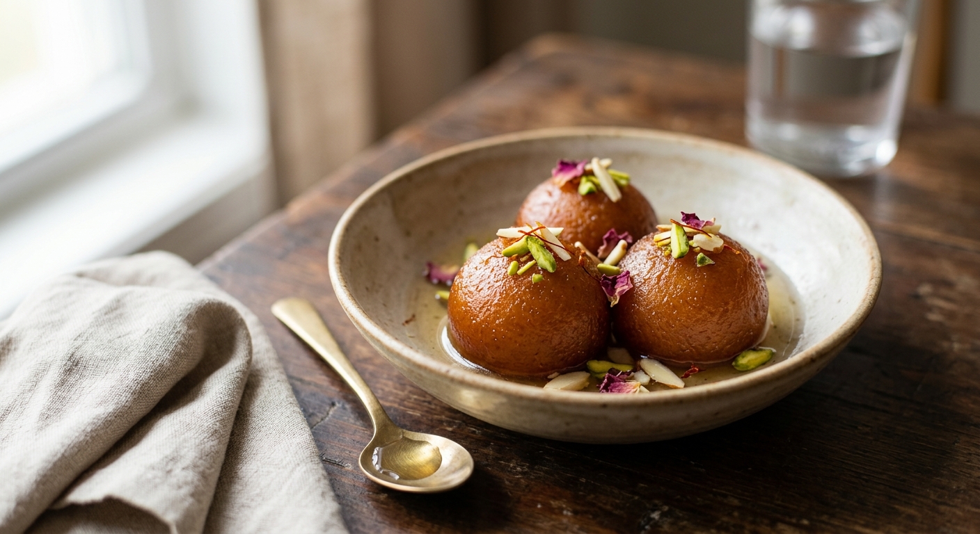 Boulettes moelleuses au sirop, Gulab jamun