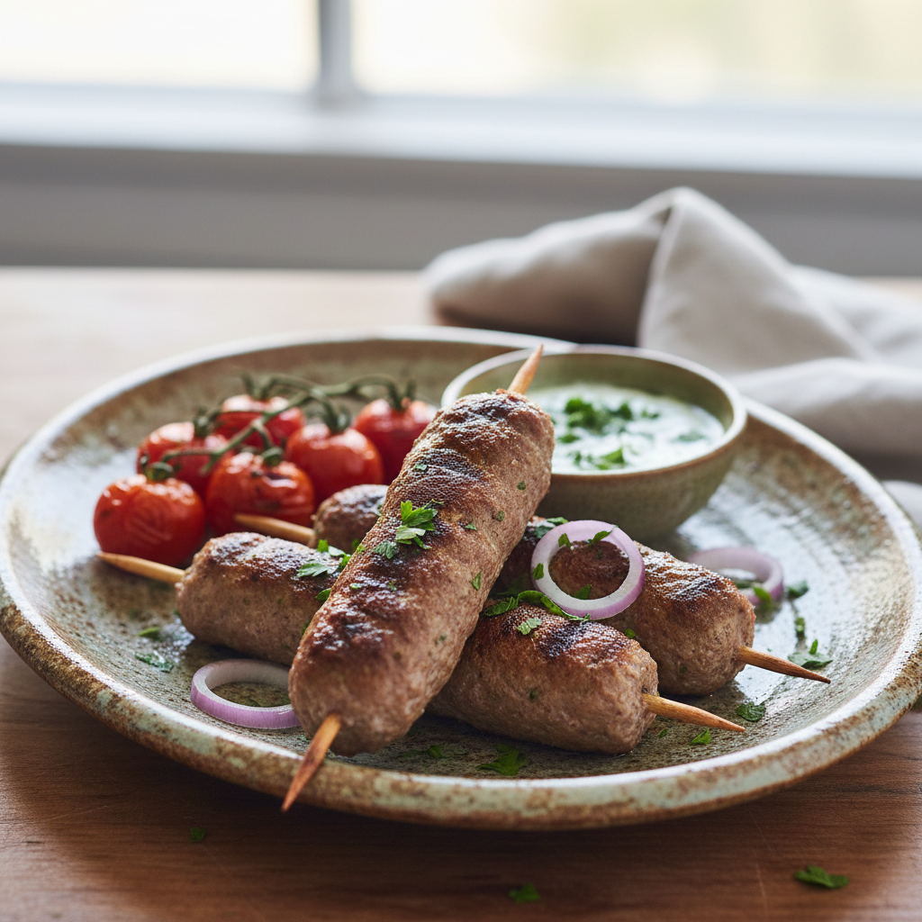 Brochettes de kefta moulées