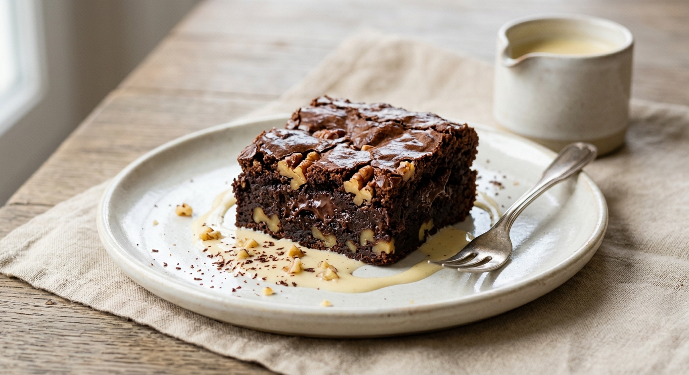 Brownie aux noix moelleux