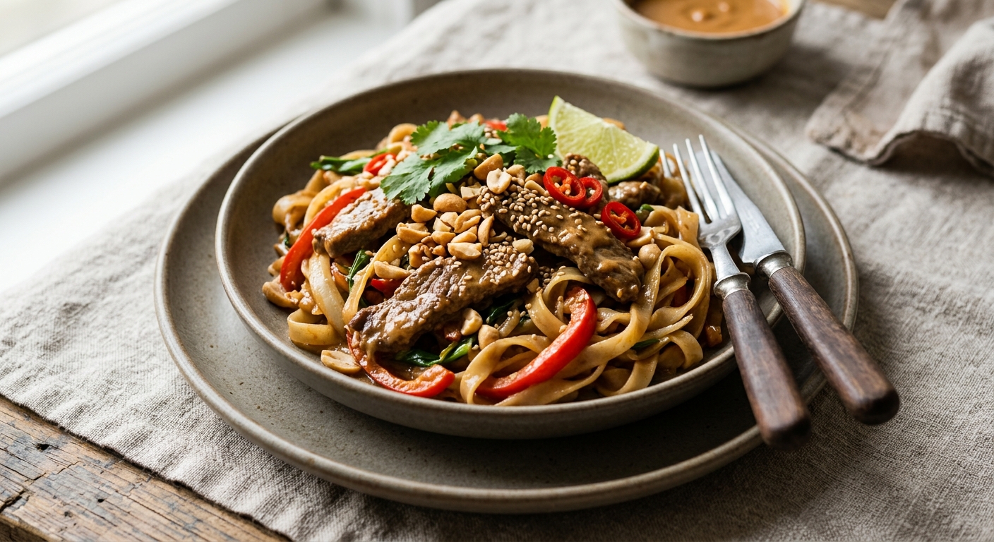 Boeuf sauce satay