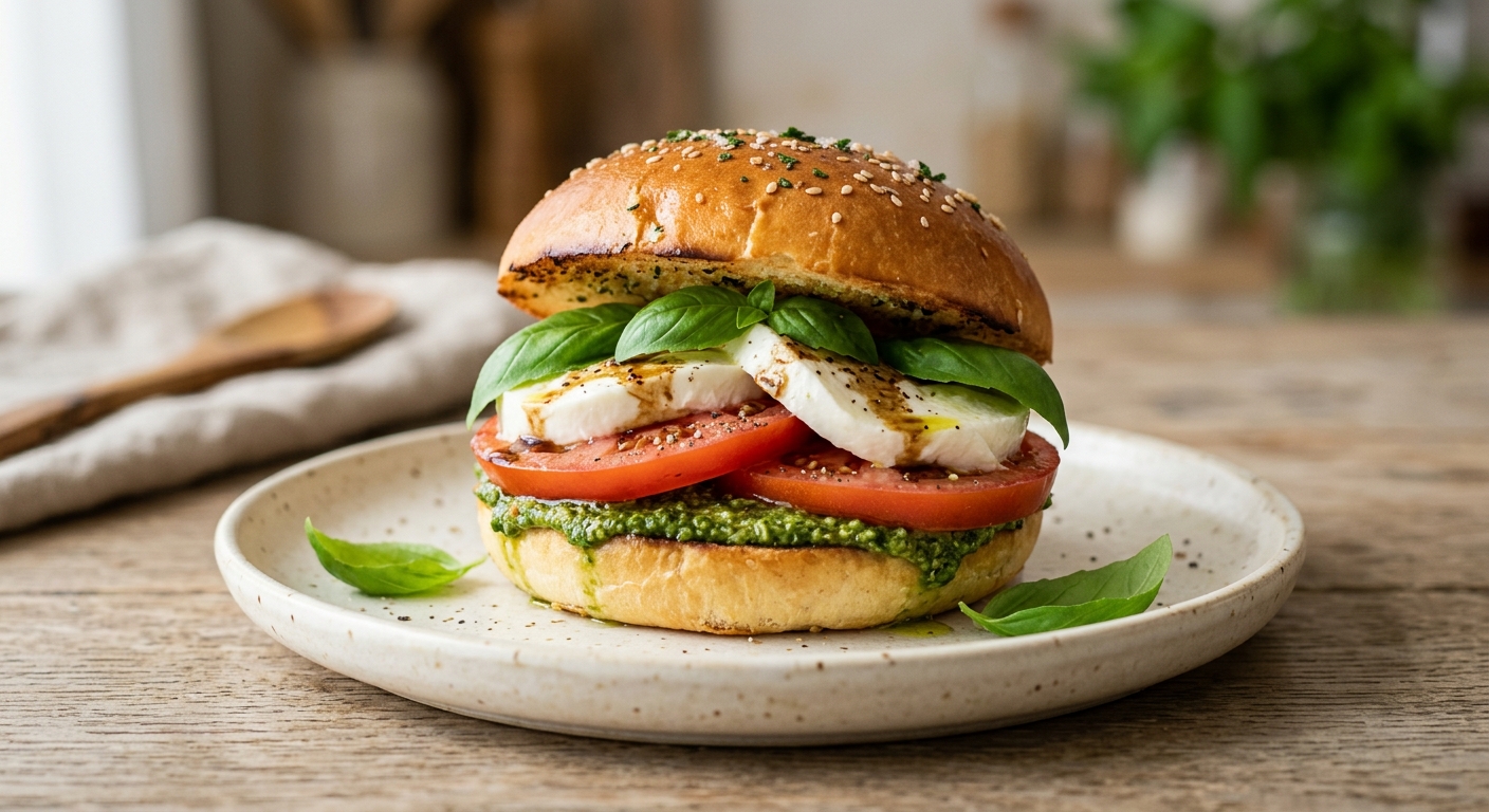 Bun caprese