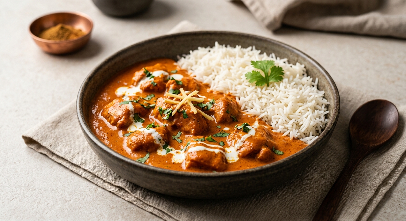 Butter Chicken & riz