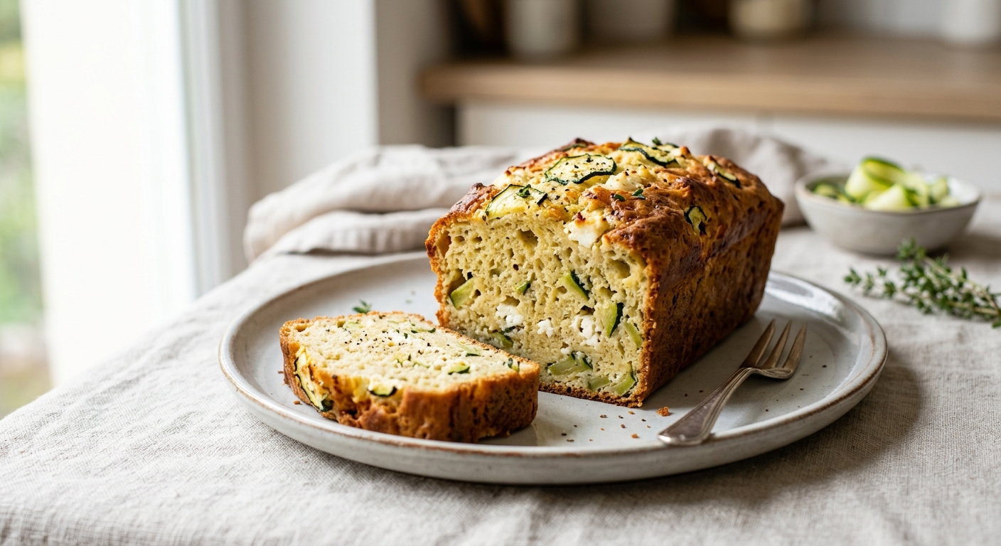 Cake salé courgettes et feta
