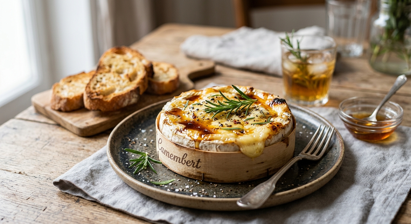 Camembert rôti au airfryer