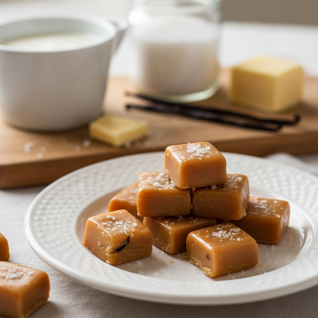 Caramels mous à la fleur de sel