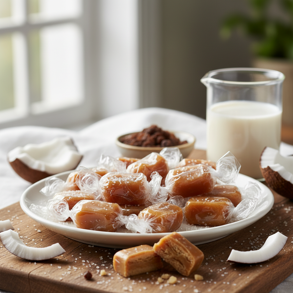 Caramels mous sans lactose