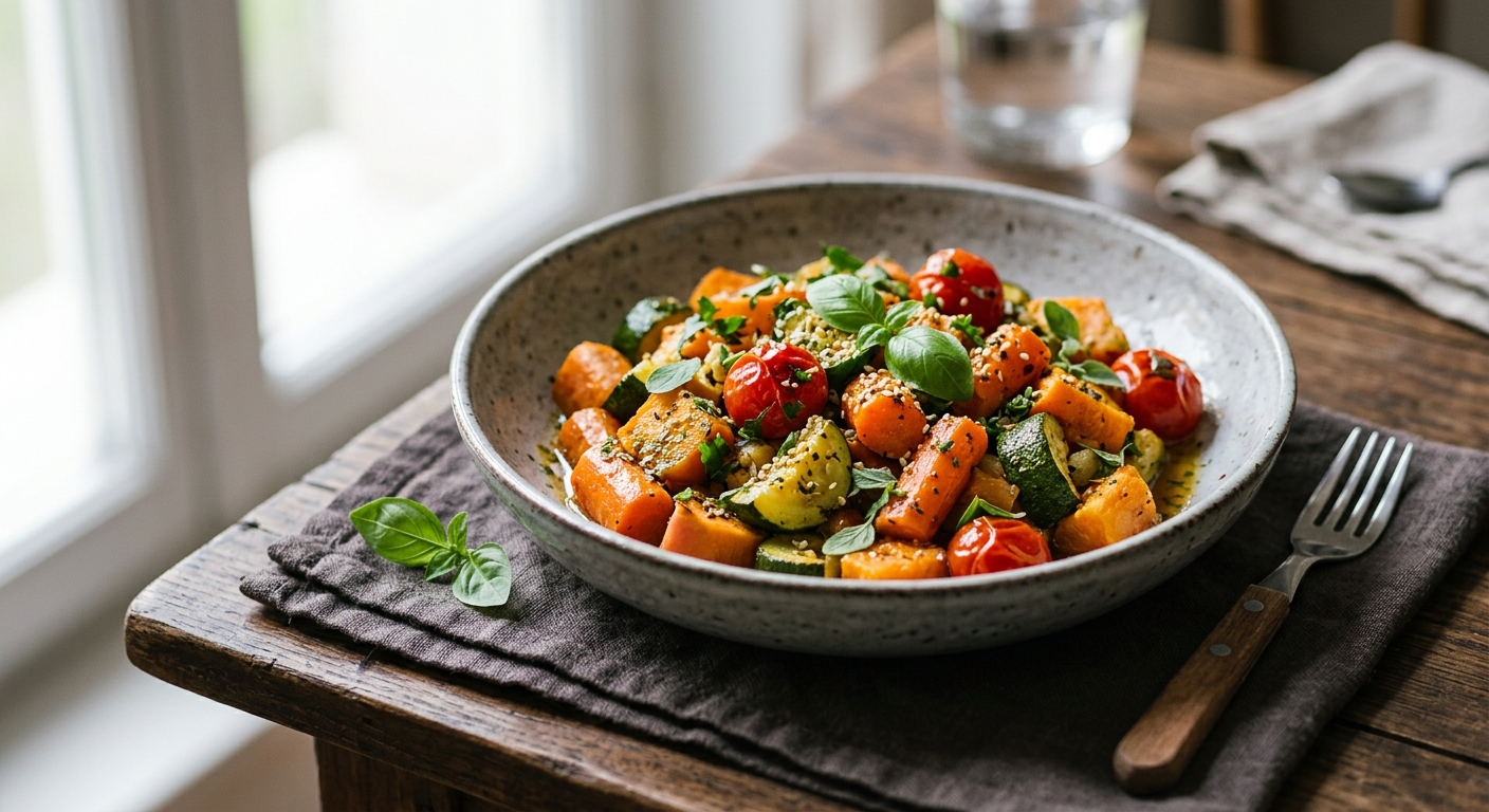 Carottes, courgettes et patate douce à ma façon