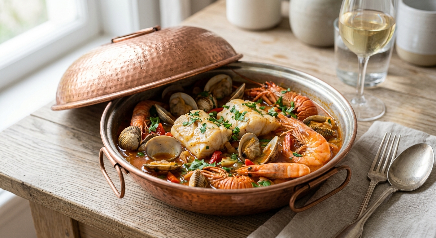 Cataplana aux fruits de mer