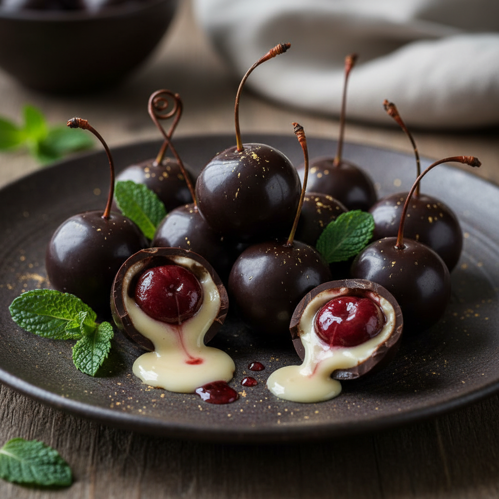 Cerises au fondant