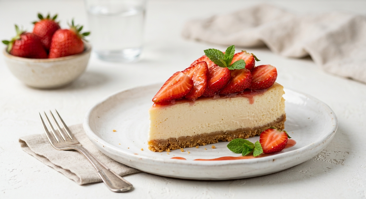 Cheese cake aux fraises