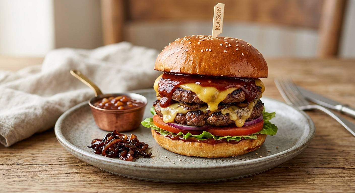 Cheeseburger sauce barbecue maison