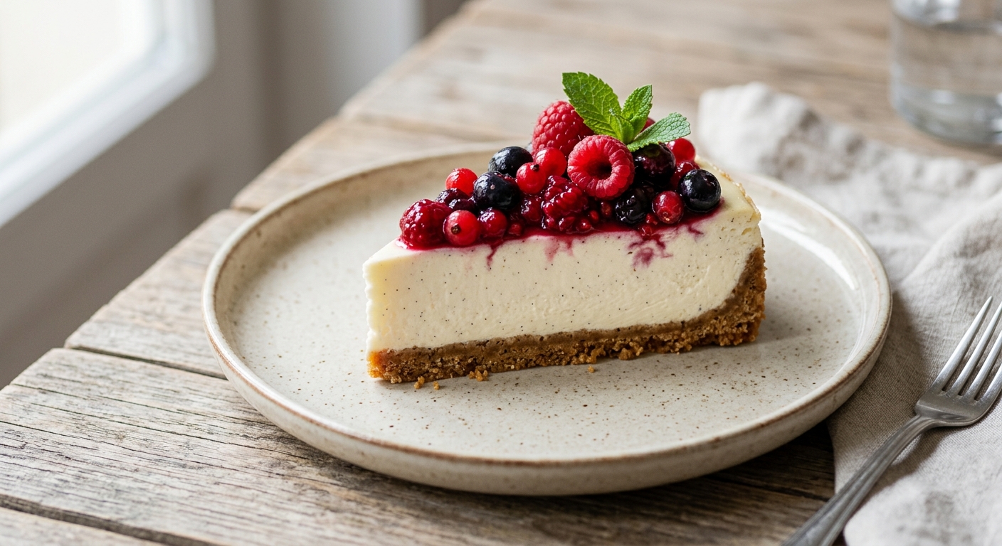 Cheesecake aux fruits rouges facile
