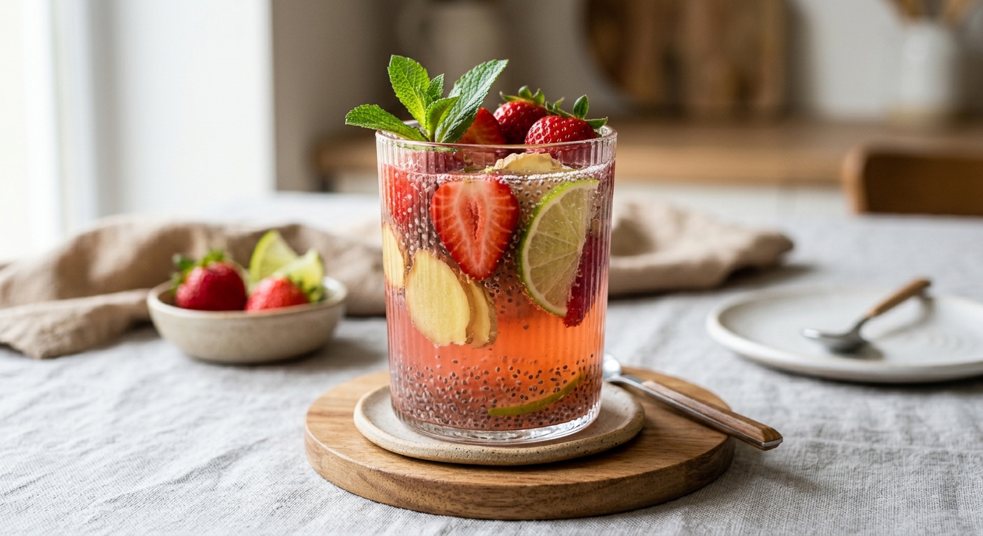 Chia fresca gingembre citron vert
