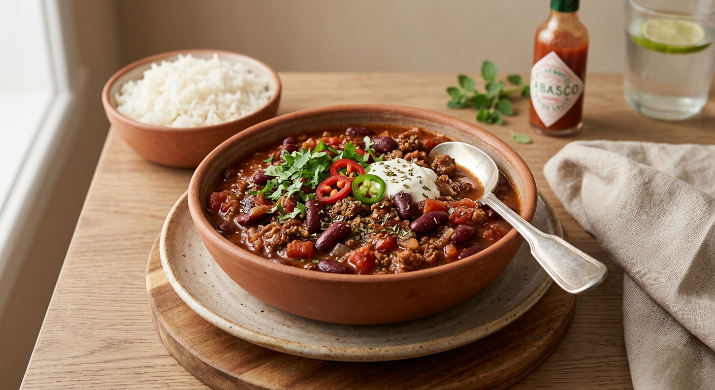 Chili con carne rapide