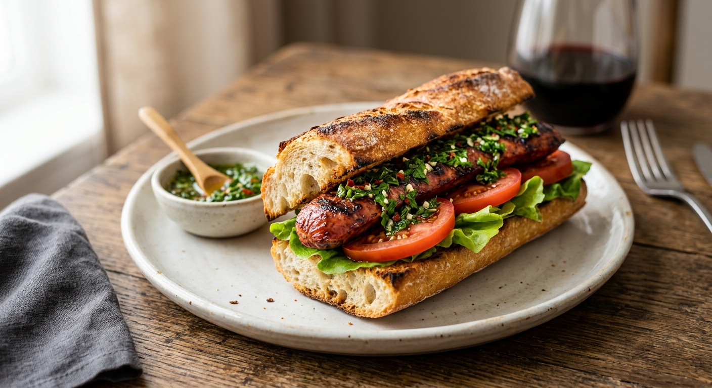 Choripan (sandwich argentin)
